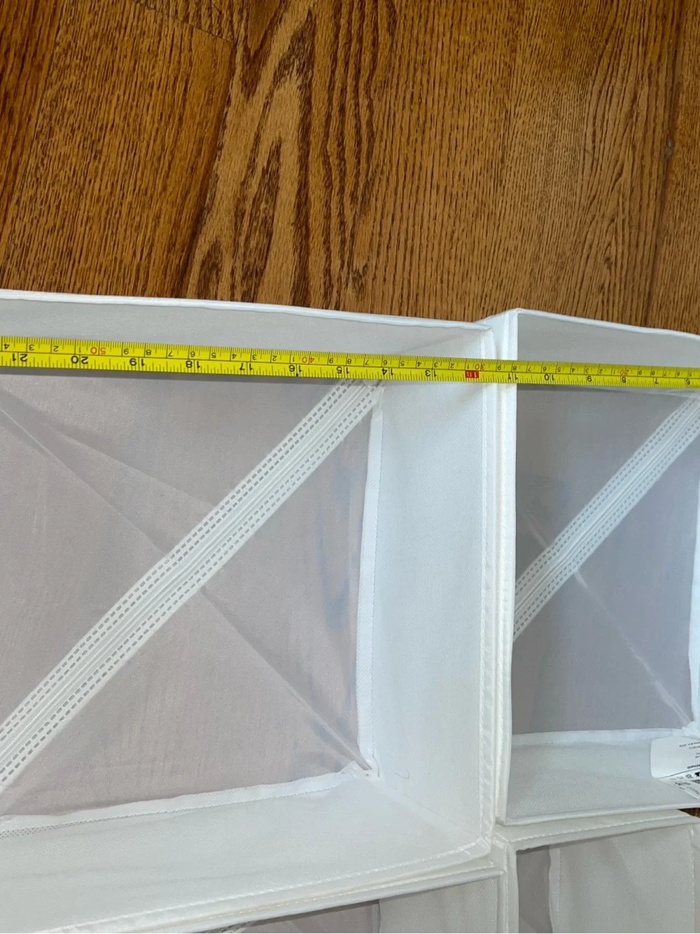 IKEA White Fabric Drawer Organizers - 6-Piece Set